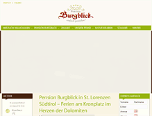 Tablet Screenshot of burgblick.com